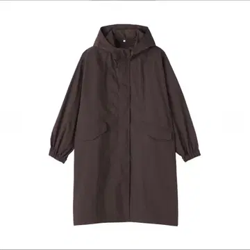 무인양품 이번 시즌 신상 발수 UV컷 후드 롱 코트 S