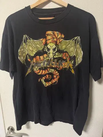 METALLICA T셔츠 스컬 디자인