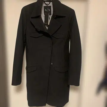 A|X 블랙 체스터 코트