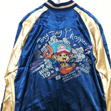 ONE PIECE 초파 자수 리버서블 스카잔 size L