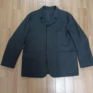 UNIQLO U 플란넬 워크 자켓 블랙 XL