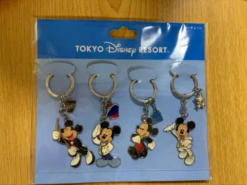 도쿄 디즈니 리조트 미키마우스 키링 4개 세트