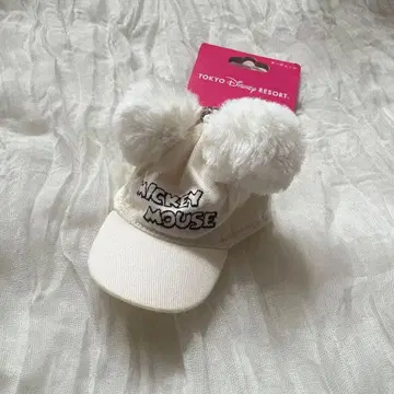 디즈니 리조트 폼폼 캡 키체인