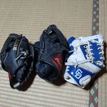 야구 그로브 3점 세트 Mizuno Rawlings