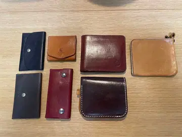 가죽 굿즈 모음 (지갑, 카드 케이스, 코인 케이스)