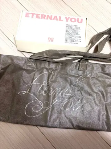 ETERNAL YOU 실버 토트백
