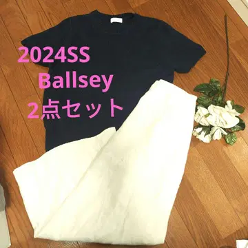 2024 SS Ballsey 반팔 니트 & 스커트 2세트 묶음 판매