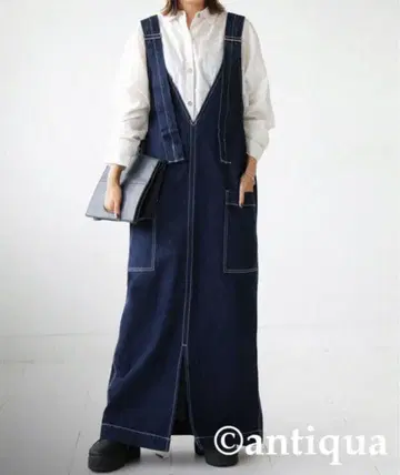 antiqua 데님 살로펫 스커트