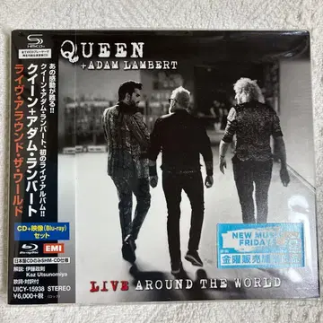 미개봉 퀸+아담 램버트 라이브 어라운드 더 월드