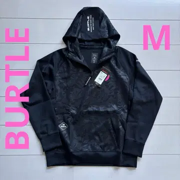 바틀 BURTLE 작업옷 4067 하프 지퍼 후디 블랙 우드