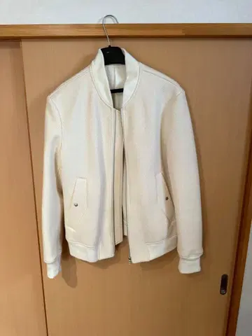 [새상품급] 폴스미스 블루종 아우터 안감 패턴 화이트 노카라