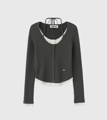 GENERAL IDEA 스트랩 레이어드 가디건