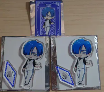 트라이건 레가토 아크릴 스탠드 2개 카드 1장