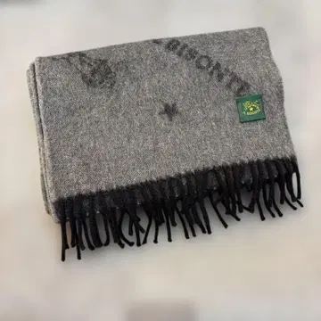 일비종떼 남성용 머플러 그레이 블랙