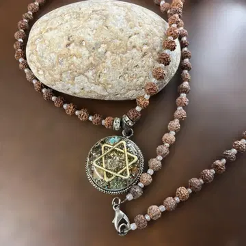 루드라크샤 목걸이 스타 오브 데이비드