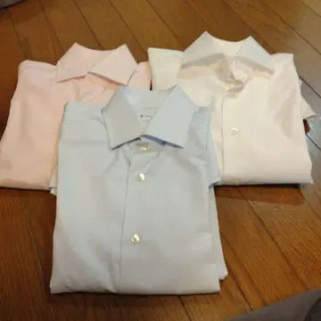 새상품급 FABRIC TOKYO 일본제 드레스 셔츠 3장