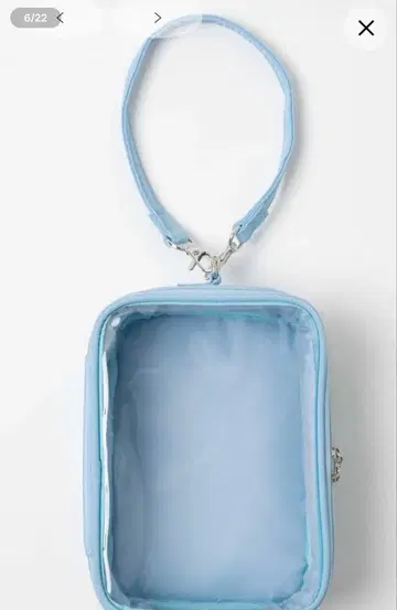 WEGO BIG 봉제인형 파우치 스카이블루 색스