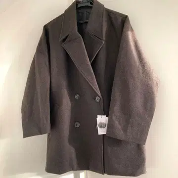 GRL 더블 피코트 차콜