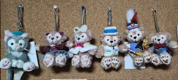 디즈니 봉제 인형 스트랩 6체 세트