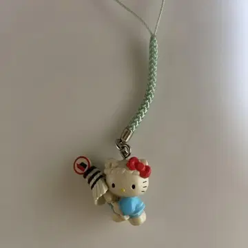 헬로키티 소방관 스트랩