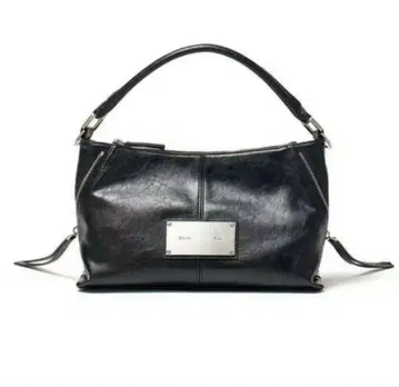 Matin Kim 블랙 가죽 숄더백
