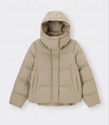 GU 히트 패디드 블루종 베이지 L