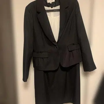 블랙 포멀 원피스x자켓 15호