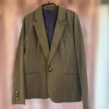 Heather 그레이 테일러드 자켓 사이즈 2