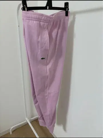 [미사용 새상품] Lacoste 핑크 스웨트 팬츠