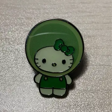 키티 핀 배지 만박 조류