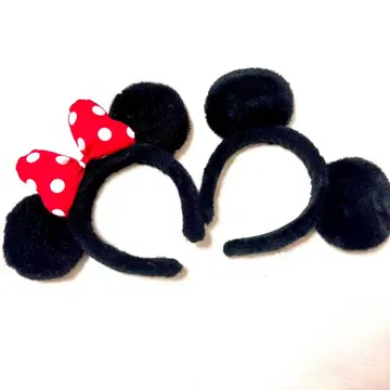 디즈니 미키 미니 머리띠 노멀 페어 2개 성인 사이즈