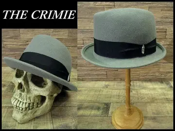 레어 클라이미 마리아 핀즈 장식 울 중절 햇 모자 그레이 M