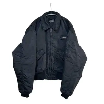 N-461 schott 샷 CWU-R 플라이트 자켓 블랙