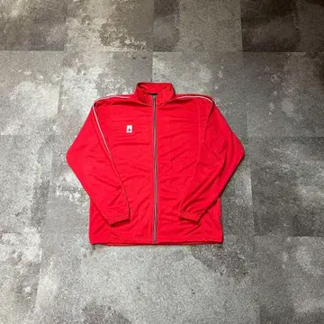 DESCENTE 트랙 자켓 빨간색