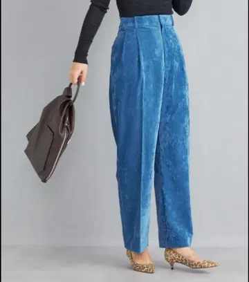 [ 당일 발송 ] assiette SHIPS 저지 벨로아 와이드 팬츠