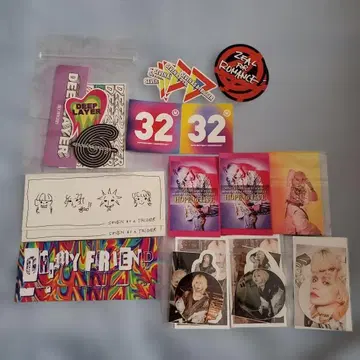 mitsu 스티커와 카드 세트 미사용품