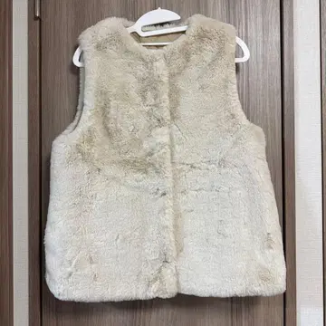 [ zarakids 164cm ] 리버서블 인조 모피 베스트