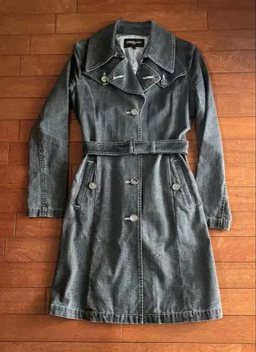 토네이도 마트 TORNADO MART 데님 트렌치코트 38
