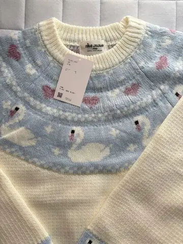 TINA : JOJUN 애니멀 노르딕 니트