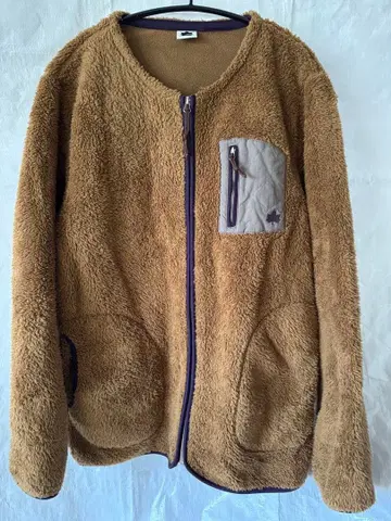 LOGOS 플리스 자켓 LL 브라운