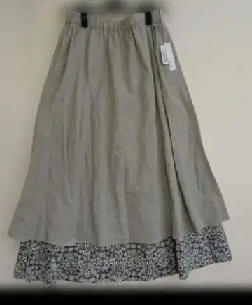 새상품 sosotto 소소토 겹침 롱 스커트