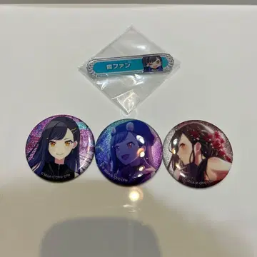 프로세카 시라이시 안 글리터 캔뱃지 칭호 배지