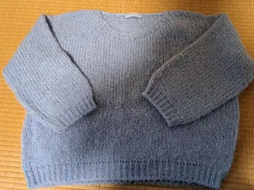 프레임워크 라이트 블루 긴팔 니트 미사용