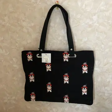 에이 라쿠야 호소츠지 이헤에 상점 코마이누 토트백 블랙