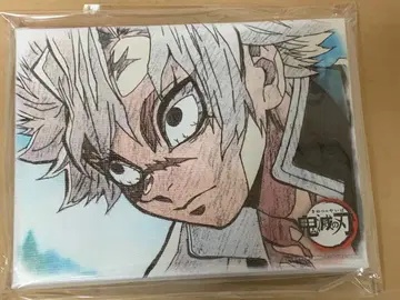 귀멸의 칼날 시나즈가와 사네미 그림 두루마리 캔버스 패널