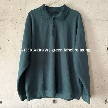 UNITED ARROWS 긴팔 피케 셔츠