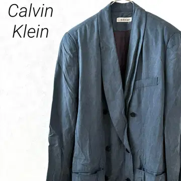 Calvin Klein 테일러드 자켓 더블 포켓 부착 레트로