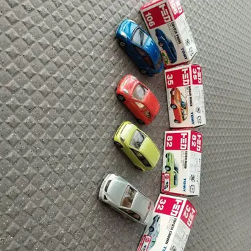 토미카 도요타 프리우스 미니카 세트 4대