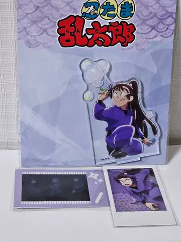 닌타마 란타로 오하마 칸에이몬 샤봉 비눗방울 아크릴 스탠드 체험전 폴라샷