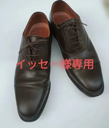 스코치 그레인 다크 브라운 드레스 슈즈 25.5cm